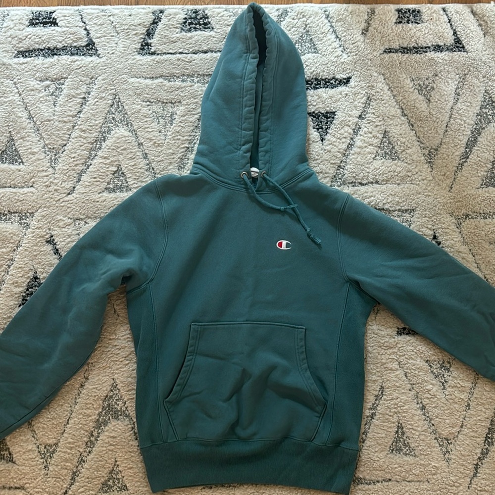 Champion cyan hoodie